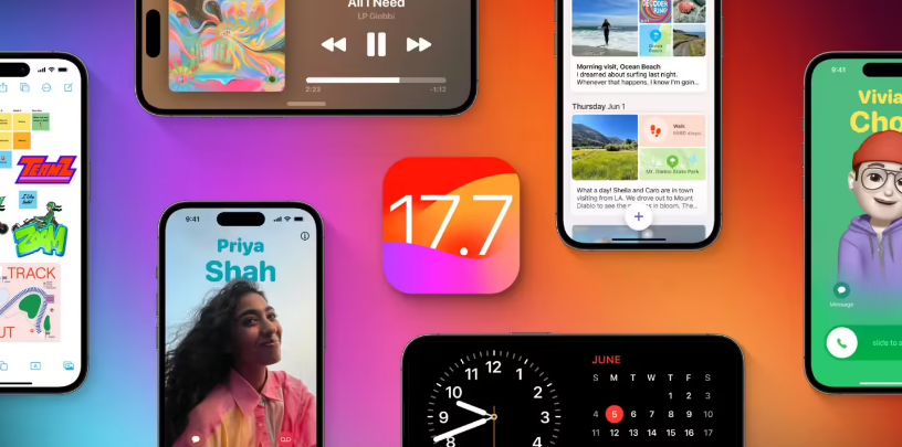 榕城苹果手机维修分享苹果 iOS / iPadOS 17.7.1 正式版推送 